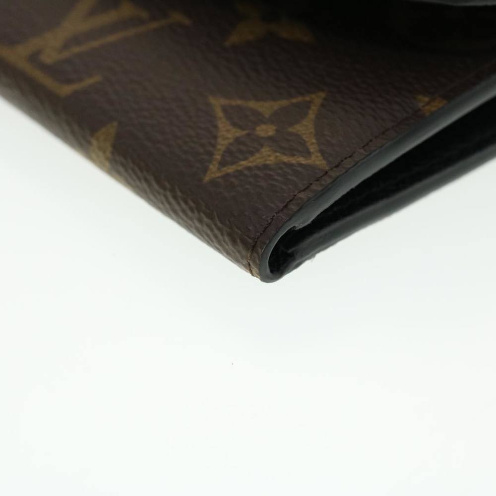 LOUIS VUITTON Monogram Reverse Portefeuille Emily Long Wallet M82157 Auth 40459A - Picture 14 of 16